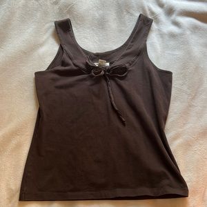Brown y2k 90’s tank top by Harold’s